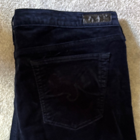 AG Navy Velvet Pants - Picture 4 of 4